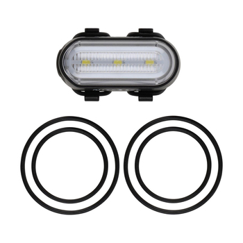 Nite Ize Radiant 50 Bike LED Light w/ Stretchy Bands Set White 9cm