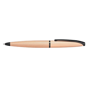 Cross ATX Brushed Etched Diamond Ball Point Pen - Rose Gold