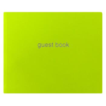 Letts Dazzle Quarto Lined Guest Book Landscape Green Home Office Stationary