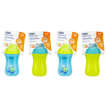 2PK Chicco Nursing Baby 266ml Easy Cup Spill Proof 12m+ Boy