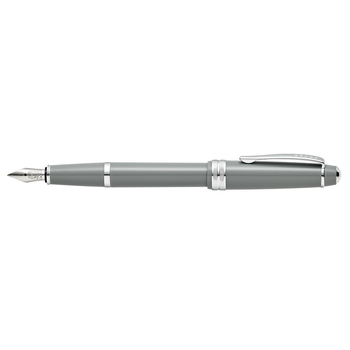 Cross Bailey Light Medium Nib Fountain Pen Writing Stationery Grey