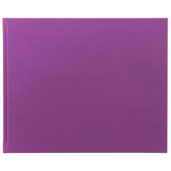 Letts Dazzle Quarto Blank Guest Book Landscape Purple Home Stationery