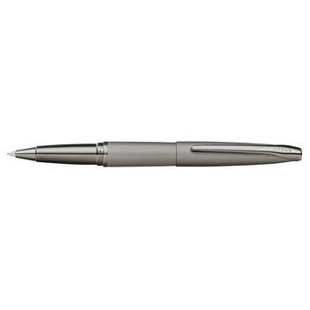 Cross ATX Sandblast Rollerball Pen Click-Off Cap - Titanium Grey