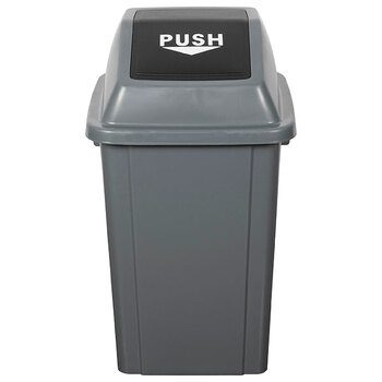 Cleanlink Rubbish/Garbage 60L Bin w/ Bullet Lid - Grey