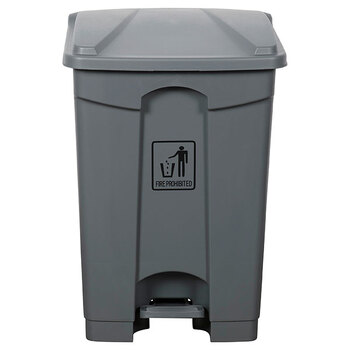 Cleanlink Rubbish/Garbage 45L Bin w/ Pedal Lid - Grey