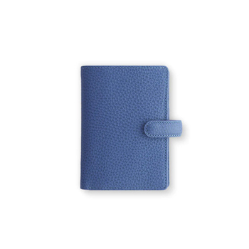 Filofax Finsbury Mini Personal Organiser Leather Vista Blue 12cm