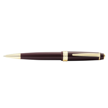 Cross Bailey Light Gloss Ball Point Pen Burgundy Red/Gold