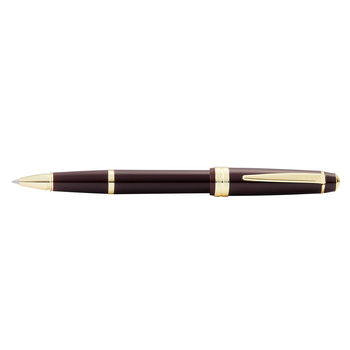 Cross Bailey Light Gloss Rollerball Pen Burgundy Red/Gold