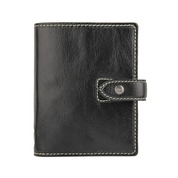 Filofax Malden Pocket Organiser Stationery Leather Black