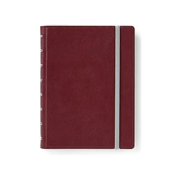 Filofax Classic Brights A5 Notebook Journal - Burgundy