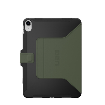 Urban Armour Gear Scout Folio Case For iPad 10.9 Gen 10 - Black/Olive