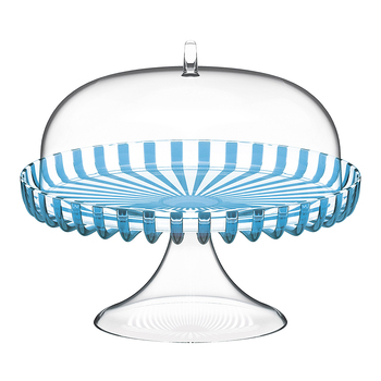 Guzzini Dolcevita 31cm Cake Stand w/ Dome - Turquoise