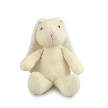 Frankie & Friends 20cm Bunny Rattle Plush Animal Toy Cream