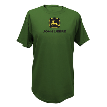 John Deere Mens/Unisex Size L Logo Tee T-Shirt Green