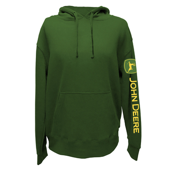 John Deere Men/Unisex Size M Logo Men's Hoodie Green 