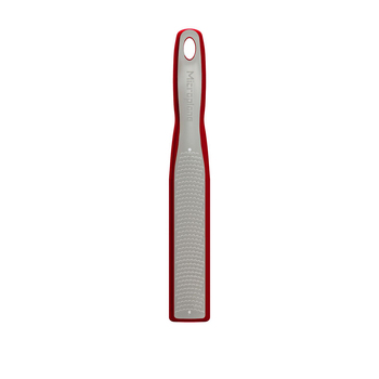 Microplane Elite Zester Stainless Steel Grater w/ Catcher - Red