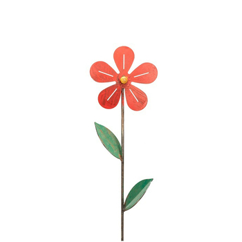 Simple Flower Painted 60cm Ornament Garden Decor - Assorted