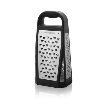 Microplane Elite 5-in-1 Stainless Steel Box Grater - Black