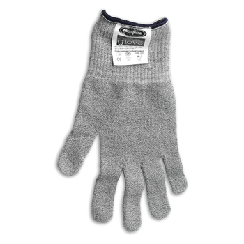 Microplane Cotton Glove Cut Resistant Hand Protection - Grey