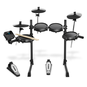 7pc Alesis Turbo Mesh Electronic Drum Kit w/ Mesh Heads/Kick Pedal