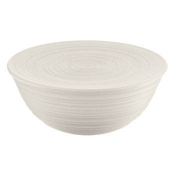 Guzzini Earth Tierra 5L/30cm Bowl w/ Lid XL - Milk White