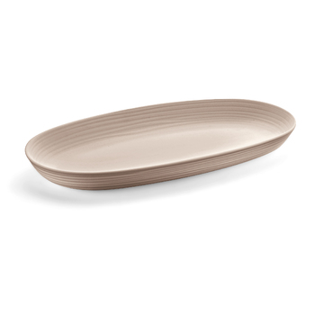 Guzzini Earth Tierra 41cm/5L Plastic Serving Tray - Taupe