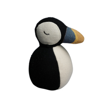 Fabelab 18cm Cotton Tumbler Puffin Kids/Children Plush Toy