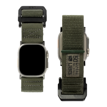 Urban Armour Gear Active Strap Band For Apple Watch 49/45mm - Foliage Green