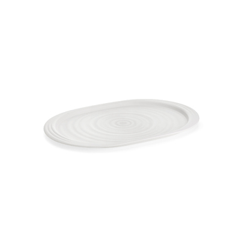 Guzzini Earth Tierra 39cm Plastic Tray Medium - White