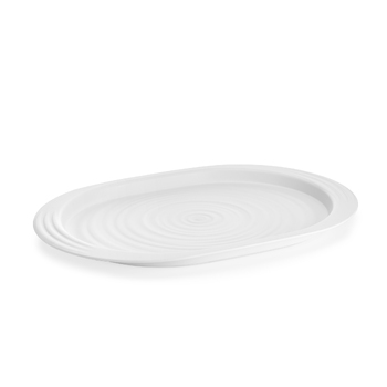 Guzzini Earth Tierra 47.5cm Plastic Tray Large - White