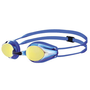 Arena Tracks Junior Racing Mirror Swimming Goggle Kids 6-12y - Blue/Yellow