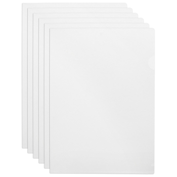 25PK Marbig PE Letter File A4 Document Organiser Folder - Clear