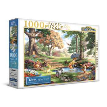 1000pc Harlington Kinkade Puzzle Disney Winnie the Pooh I 8yrs+ 69x50cm