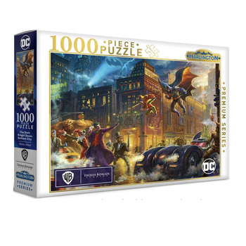 1000pc Harlington Thomas Kinkade Puzzle The Dark Knight 8yrs+ 69x50cm