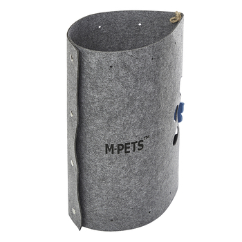 M-Pets Eco-Friendly 45cm Tunnel Pet/Cat Toy Grey