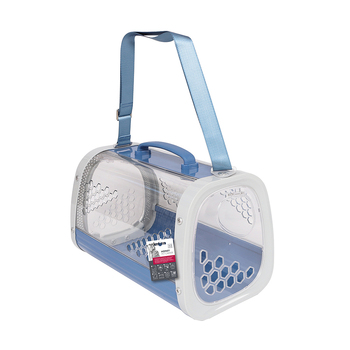 M-Pets Honey Cat/Kitten Pet Transport Carrier - Blue