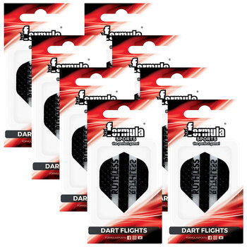 8x 3pc Formula Sports Ruthless Embossed Dart Flights Standard Set