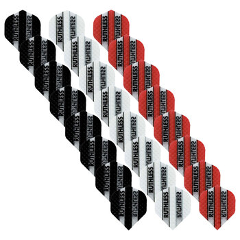 8x 3pc Formula Sports Ruthless Embossed Dart Flights Pear Set