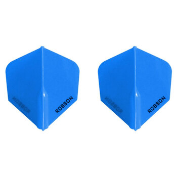 2x 3pc Robson Plus Dart Flights Standard Accessory Set - Blue