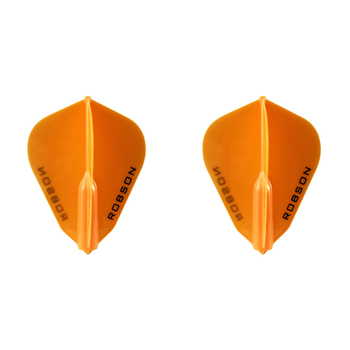 2x 3pc Robson Plus Dart Flights F Shape Accessory Set - Orange