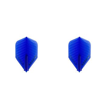 2PK Robson Dimpled Plus Dart Flight Standard Accessory - Blue