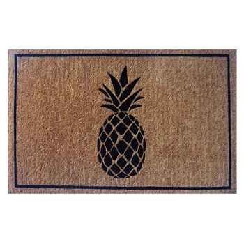 Solemate Black Pineapple 50x80cm Mat Black