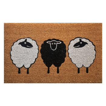 Solemate Premium 3 Sheep Mat 50x80cm Black White