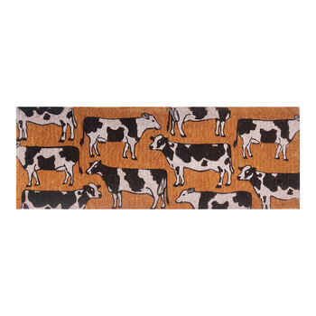 Solemate Premium Dairy Cows Mat 39x119cm Black White