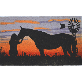 Solemate Latex Lady Horse 45x75cm Outdoor Doormat