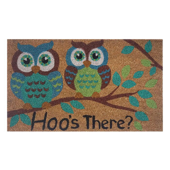 Solemate Latex Hoo's There 45x75cm Outdoor Doormat