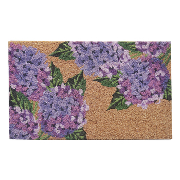 Solemate Latex Hydrangea 45x75cm Outdoor Doormat