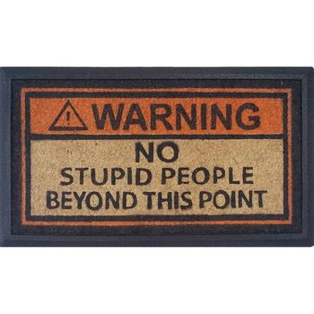 Solemate No Stupid People 40x70cm Doormat