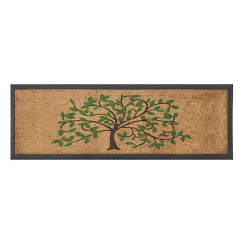 Solemate Green Tree Large Leaf 40x120cm Doormat