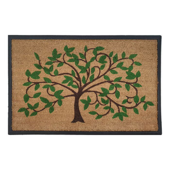 Solemate Green Tree Large Leaf 75x120cm Doormat